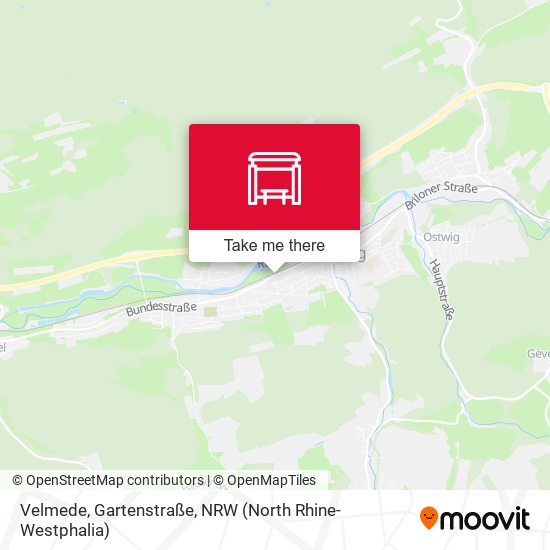 Velmede, Gartenstraße map