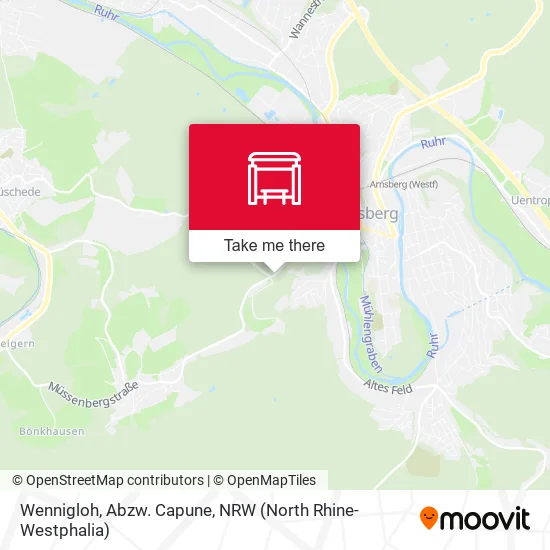 Карта Wennigloh, Abzw. Capune