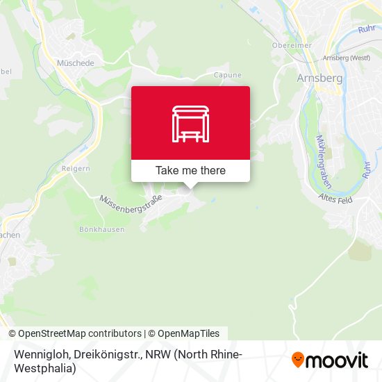 Wennigloh, Dreikönigstr. map