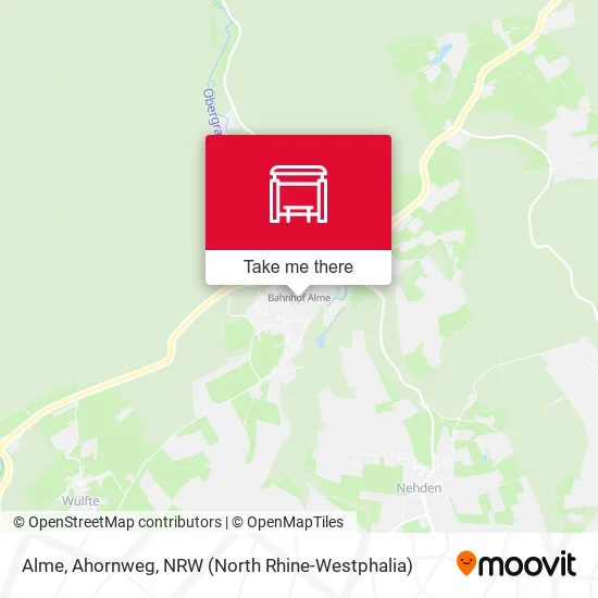 Карта Alme, Ahornweg