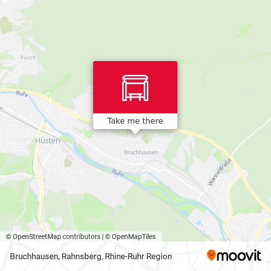 Bruchhausen, Rahnsberg map