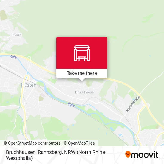 Bruchhausen, Rahnsberg map