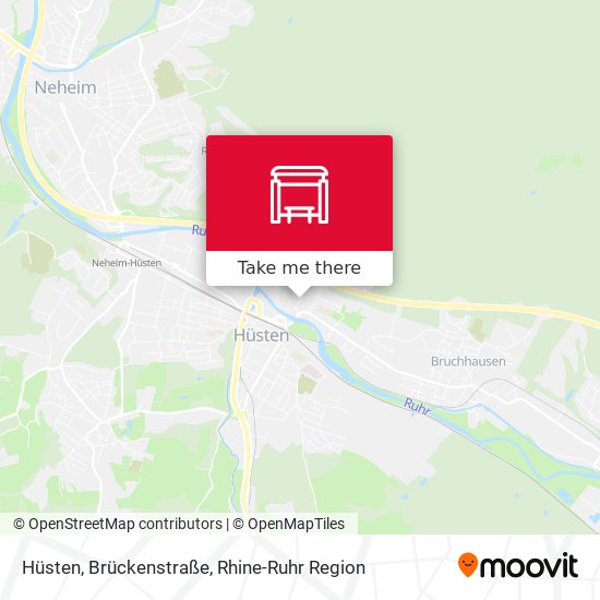 Hüsten, Brückenstraße map