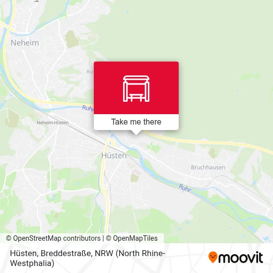 Hüsten, Breddestraße map