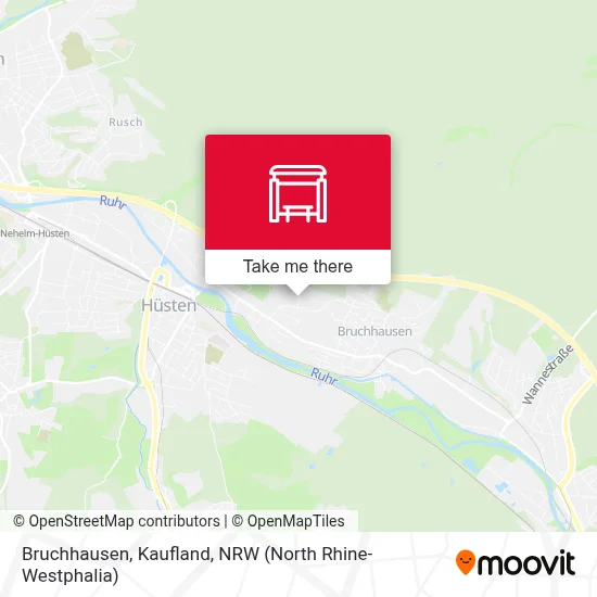 Bruchhausen, Kaufland map