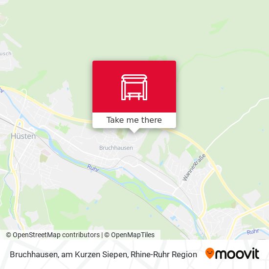 Bruchhausen, am Kurzen Siepen map