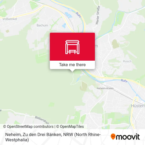 Карта Neheim, Zu den Drei Bänken