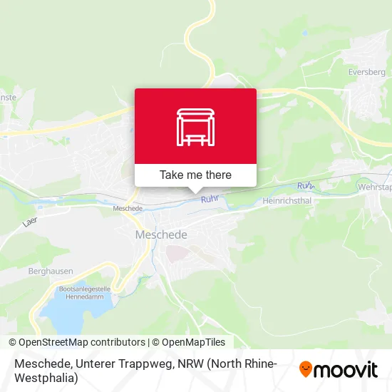 Карта Meschede, Unterer Trappweg