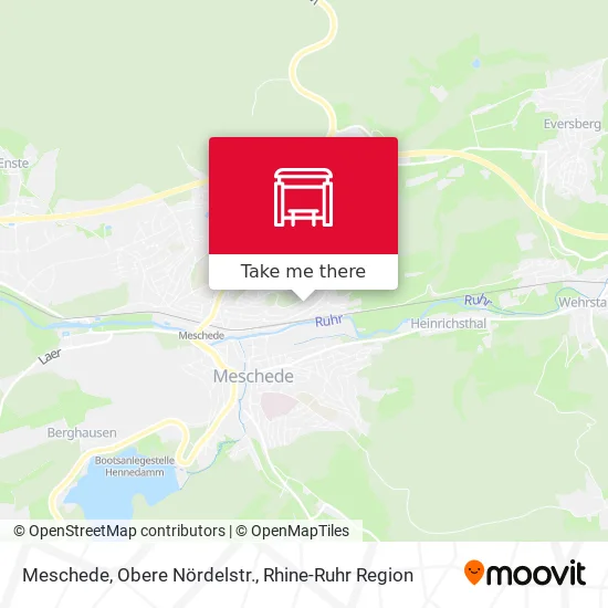 Карта Meschede, Obere Nördelstr.