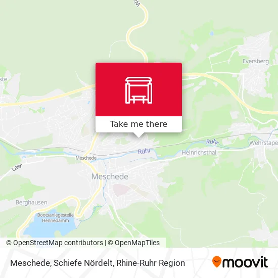Карта Meschede, Schiefe Nördelt