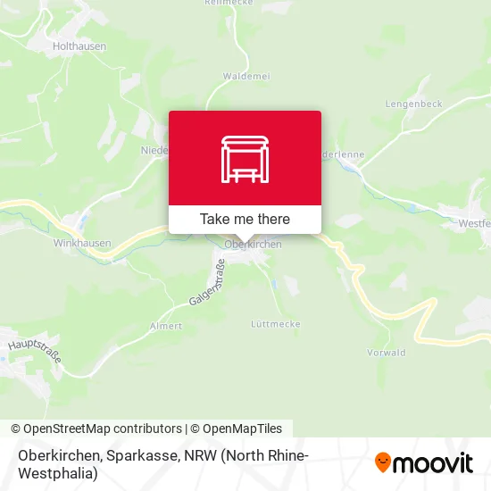 Карта Oberkirchen, Sparkasse