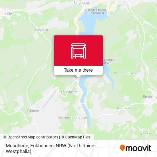 Карта Meschede, Enkhausen