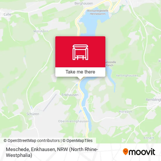 Карта Meschede, Enkhausen