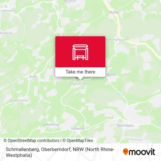 Schmallenberg, Oberberndorf map