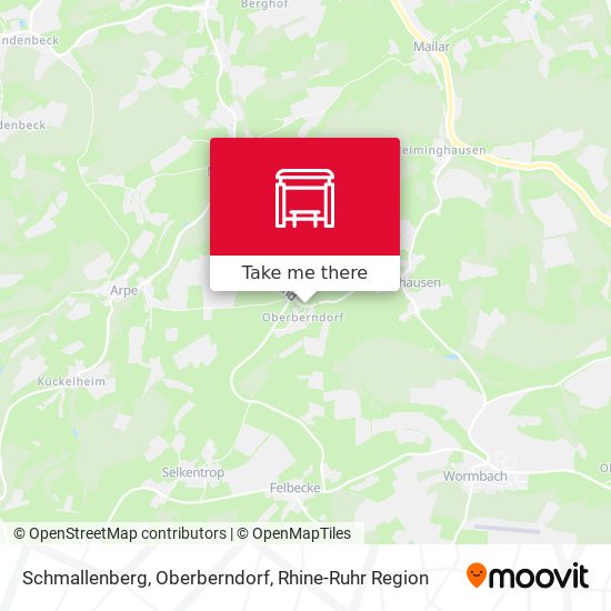 Schmallenberg, Oberberndorf map