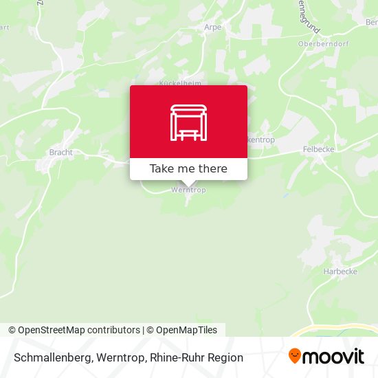 Schmallenberg, Werntrop map