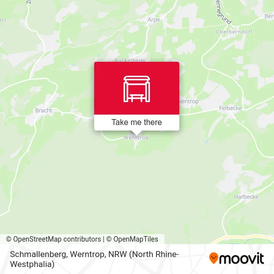 Schmallenberg, Werntrop map