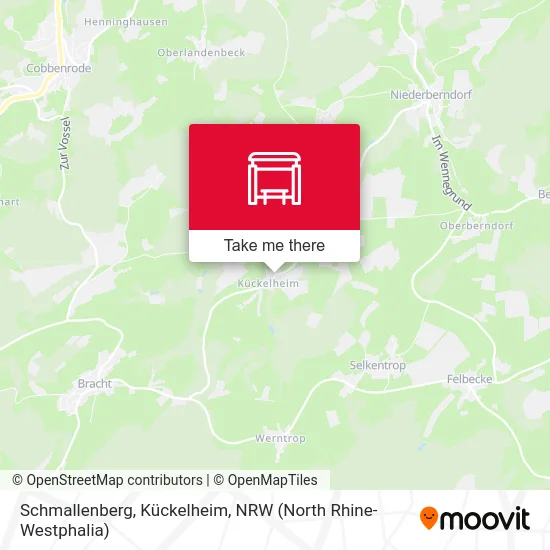 Schmallenberg, Kückelheim map