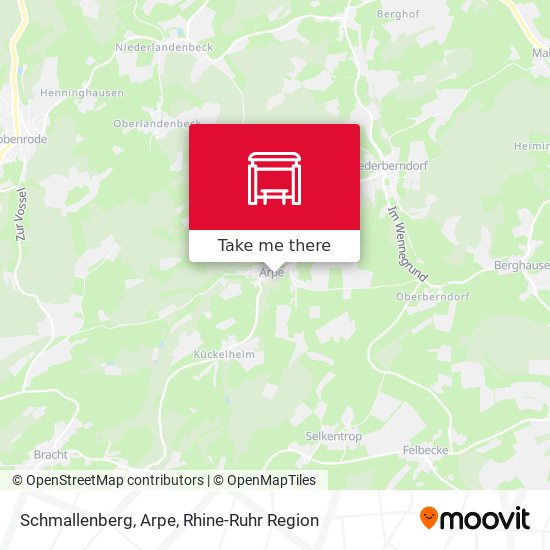 Карта Schmallenberg, Arpe
