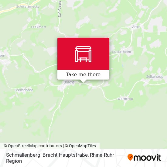 Schmallenberg, Bracht Hauptstraße map