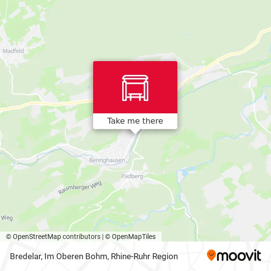 Карта Bredelar, Im Oberen Bohm