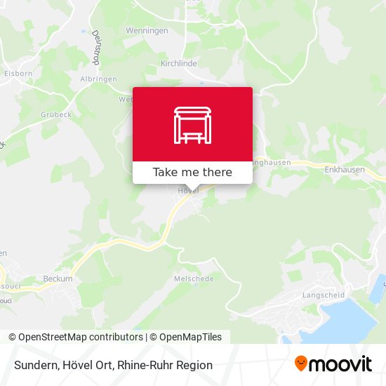 Карта Sundern, Hövel Ort