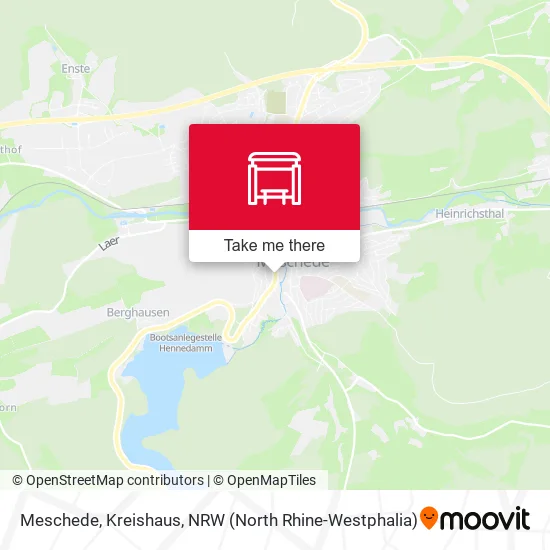 Карта Meschede, Kreishaus