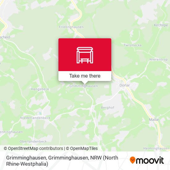 Grimminghausen, Grimminghausen map