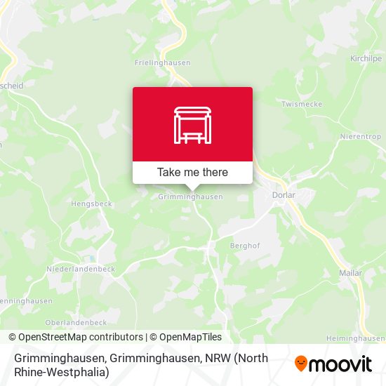 Grimminghausen, Grimminghausen map