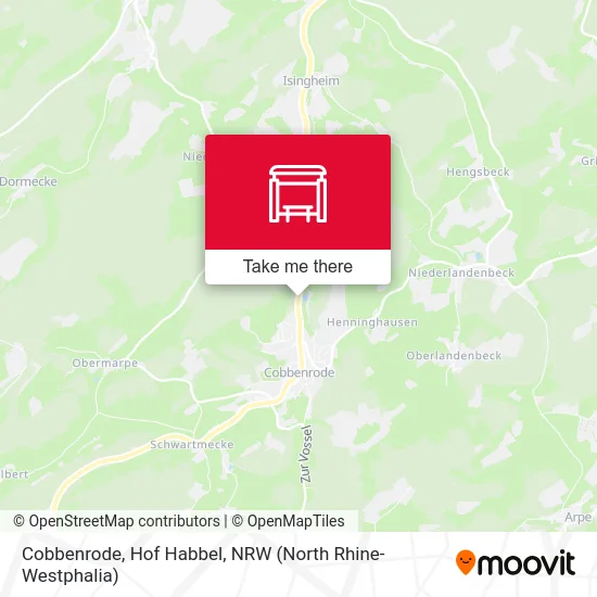 Cobbenrode, Hof Habbel map