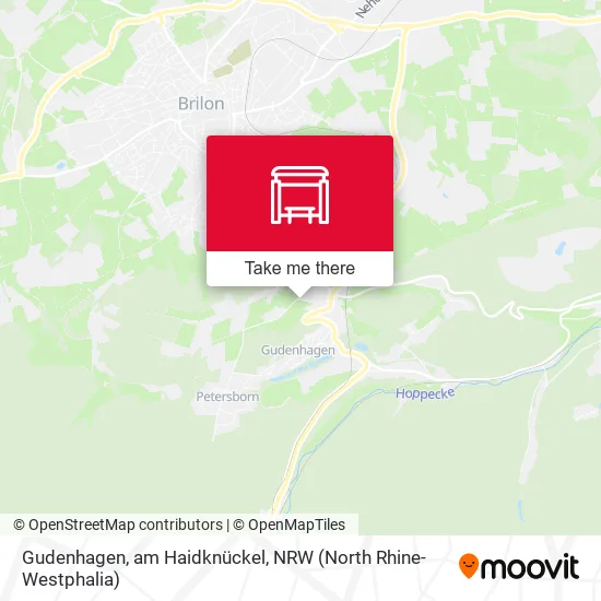 Карта Gudenhagen, am Haidknückel