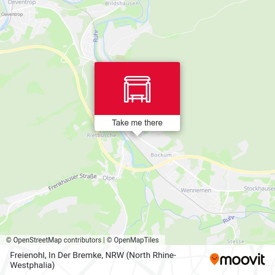 Freienohl, In Der Bremke map