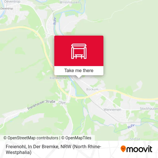 Карта Freienohl, In Der Bremke