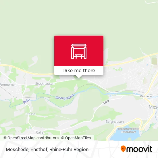 Карта Meschede,  Ensthof