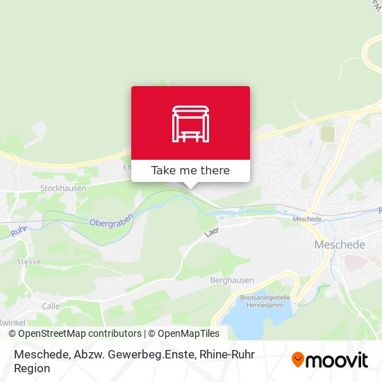 Meschede, Abzw. Gewerbeg.Enste map