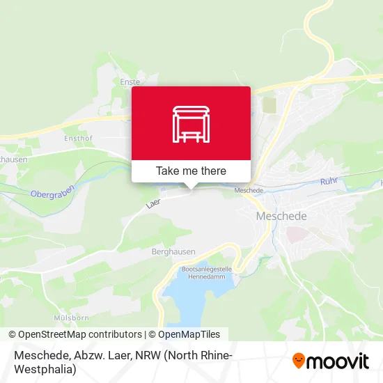 Карта Meschede, Abzw. Laer