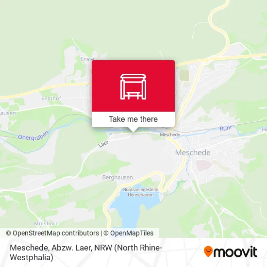 Карта Meschede, Abzw. Laer