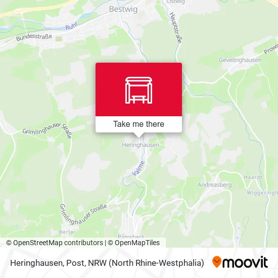 Карта Heringhausen, Post