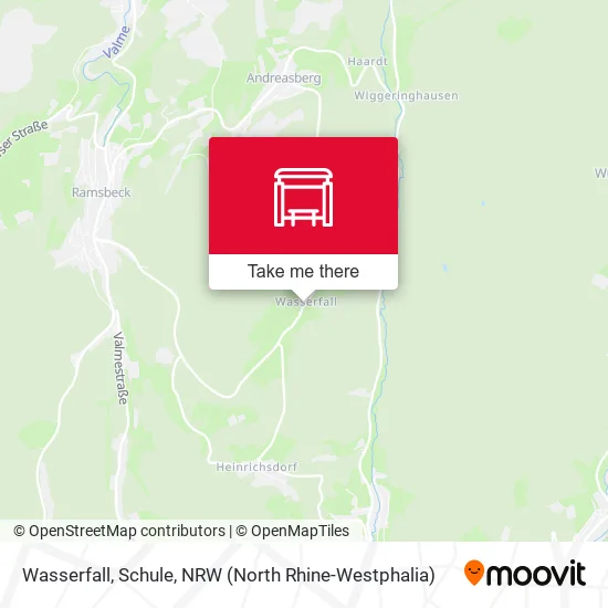 Карта Wasserfall, Schule