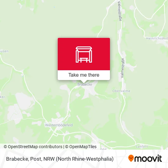 Карта Brabecke, Post