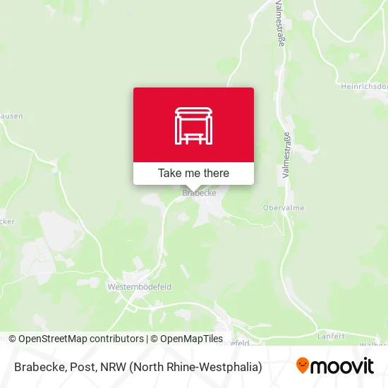 Карта Brabecke, Post