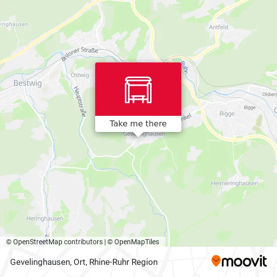 Карта Gevelinghausen, Ort