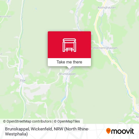 Brunskappel, Wickenfeld map