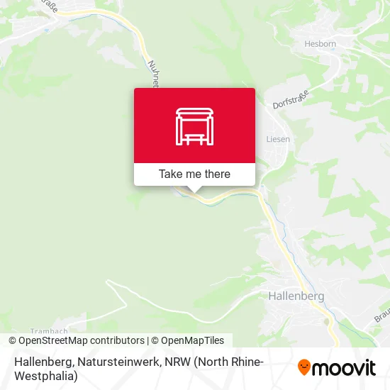 Карта Hallenberg, Natursteinwerk