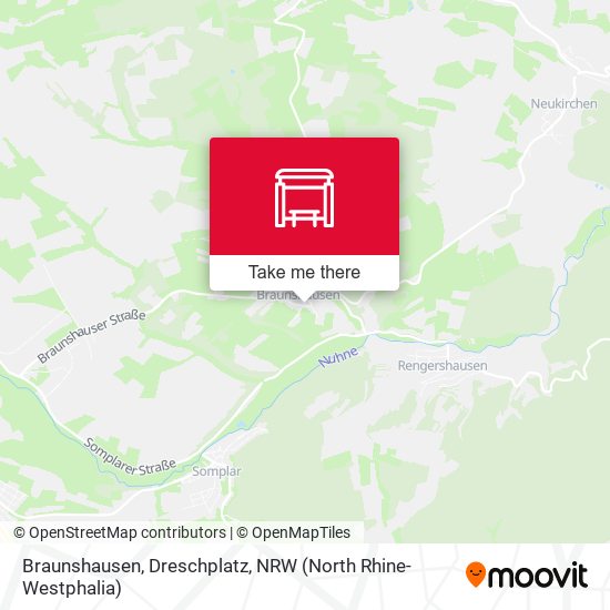 Braunshausen, Dreschplatz map