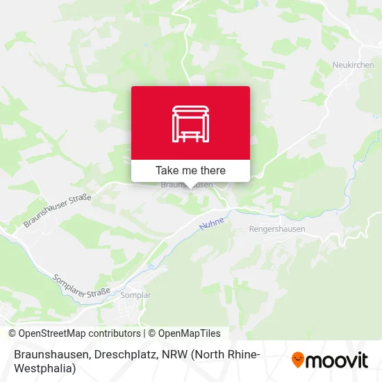 Braunshausen, Dreschplatz map