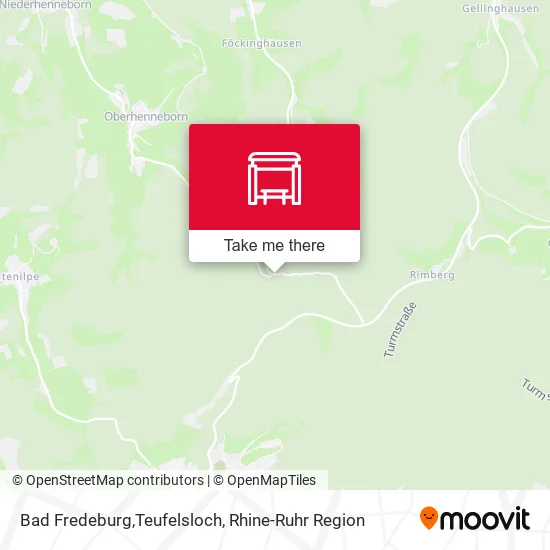 Карта Bad Fredeburg,Teufelsloch