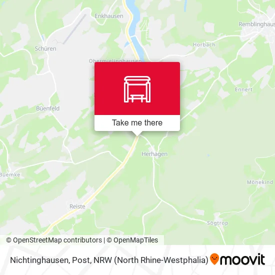 Карта Nichtinghausen, Post