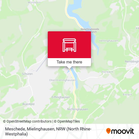Meschede, Mielinghausen map