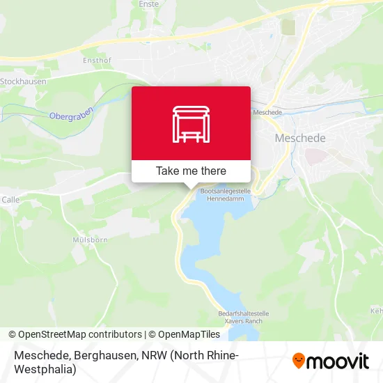 Карта Meschede, Berghausen